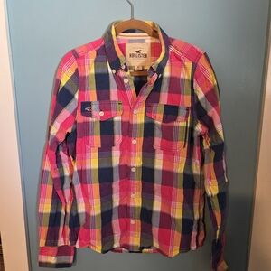 Hollister Multicolor Plaid Shirt